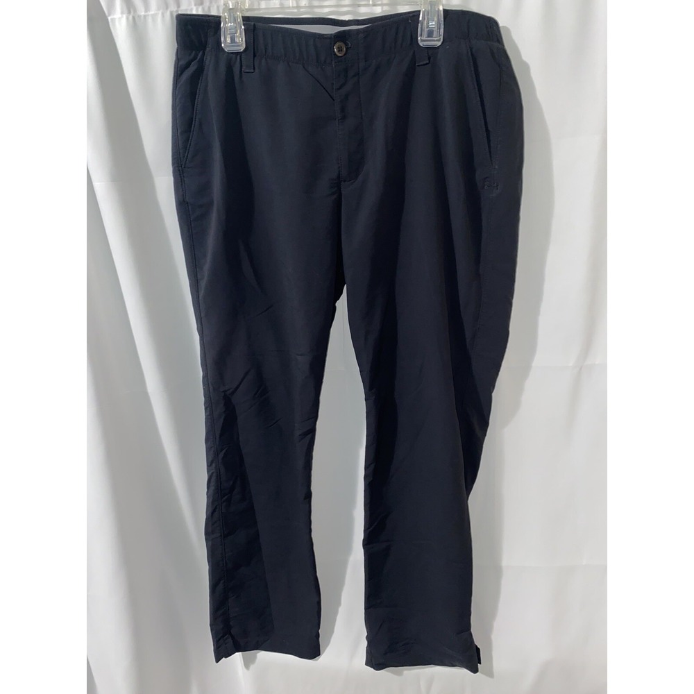 Under Armour UA Match Play Pants Golf Navy Blue Mens‎ size 38x32